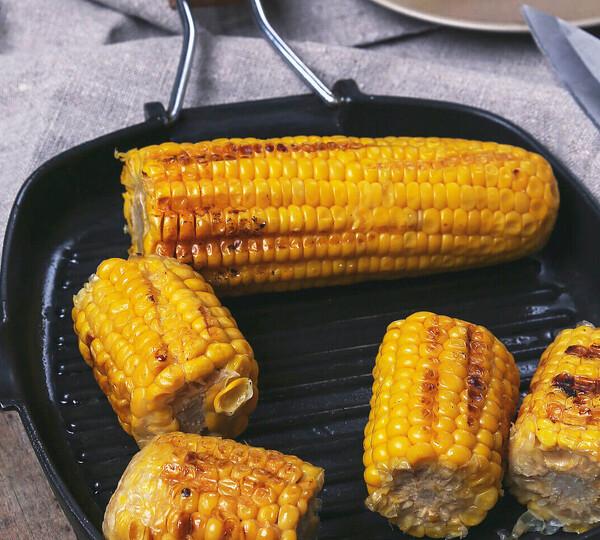 Maiskolven uit de airfryer